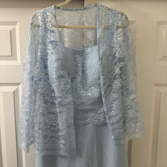 HY 2 Piece High Low Mother of The Bride Dress for Wedding /Formal Dresses Jewel - Picture 4 of 10